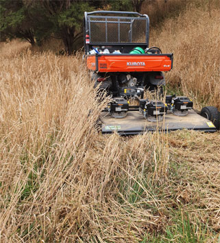 Smokey Goat Towable topping mower